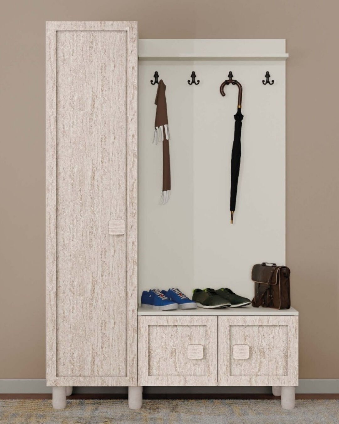 Nilüfer Portmanto / Komple MDF