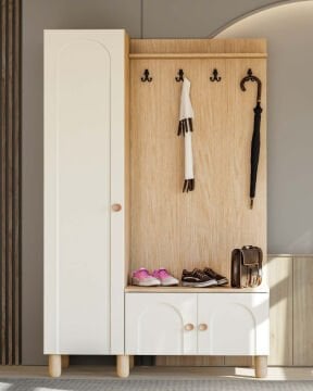 Papatya Portmanto / Komple MDF