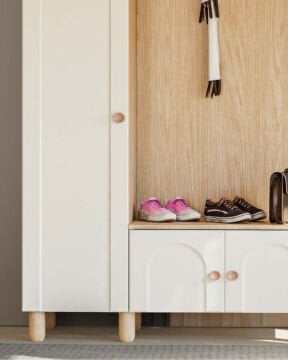 Papatya Portmanto / Komple MDF