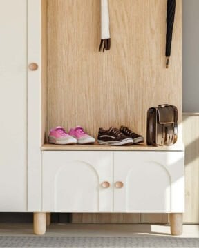Papatya Portmanto / Komple MDF