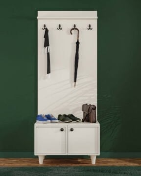 Zambak Vestiyer / Portmanto / Komple MDF