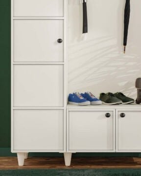Zambak Portmanto / Komple MDF