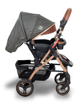 Miracool Mamma Elit Bebek Arabası gold-antrasit