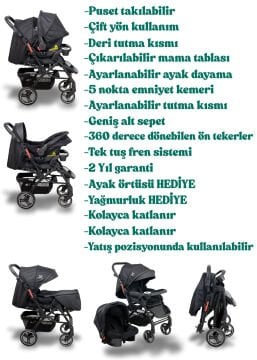 Miracool Mamma Elit Travel Sistem Bebek Arabası