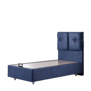 Cool Baza Başlık Yatak Seti - Tek Kişilik 120x200 - Gri