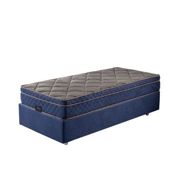 Cool Baza Başlık Yatak Seti - Tek Kişilik 120x200 - Gri