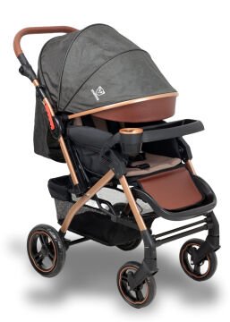 Miracool Mamma Elit Travel Sistem Bebek Arabası gold-antrasit