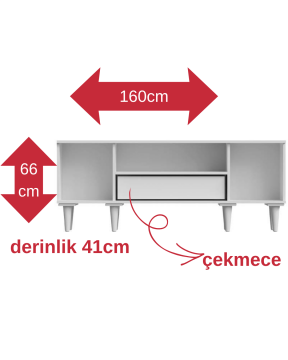 Lavanta Tv Ünitesi / Tv Sehpası / Komple MDF