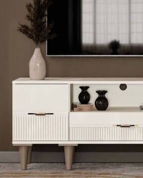 Menekşe Tv Ünitesi / Tv Sehpası / Komple MDF