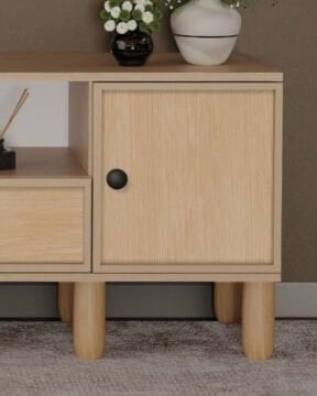 Meşe Tv Ünitesi / Tv Sehpası / Komple MDF