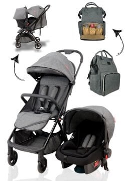 Joell Cabin Kabin Boy Travel Sistem Bebek Arabası & Puset & Çanta