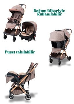 Joell Cabin Kabin Boy Travel Sistem Bebek Arabası & Puset & Çanta