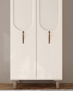 Açelya 2 Kapaklı Gardırop / Çok Amaçlı Dolap / Komple MDF