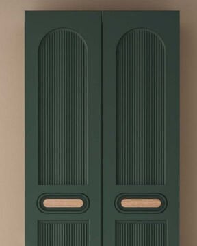 Begonya 2 Kapaklı Gardırop / Çok Amaçlı Dolap / Komple MDF