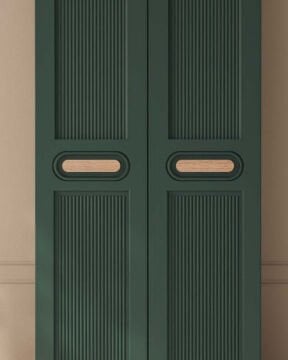 Begonya 2 Kapaklı Gardırop / Çok Amaçlı Dolap / Komple MDF
