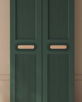 Begonya 2 Kapaklı Gardırop / Çok Amaçlı Dolap / Komple MDF