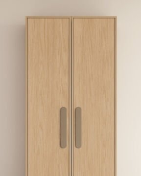 Karanfil 2 Kapaklı Gardırop / Çok Amaçlı Dolap / Komple MDF