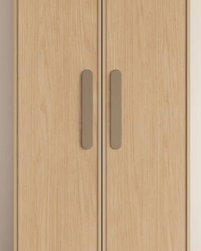 Karanfil 2 Kapaklı Gardırop / Çok Amaçlı Dolap / Komple MDF