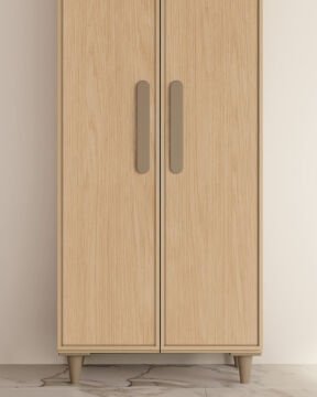 Karanfil 2 Kapaklı Gardırop / Çok Amaçlı Dolap / Komple MDF