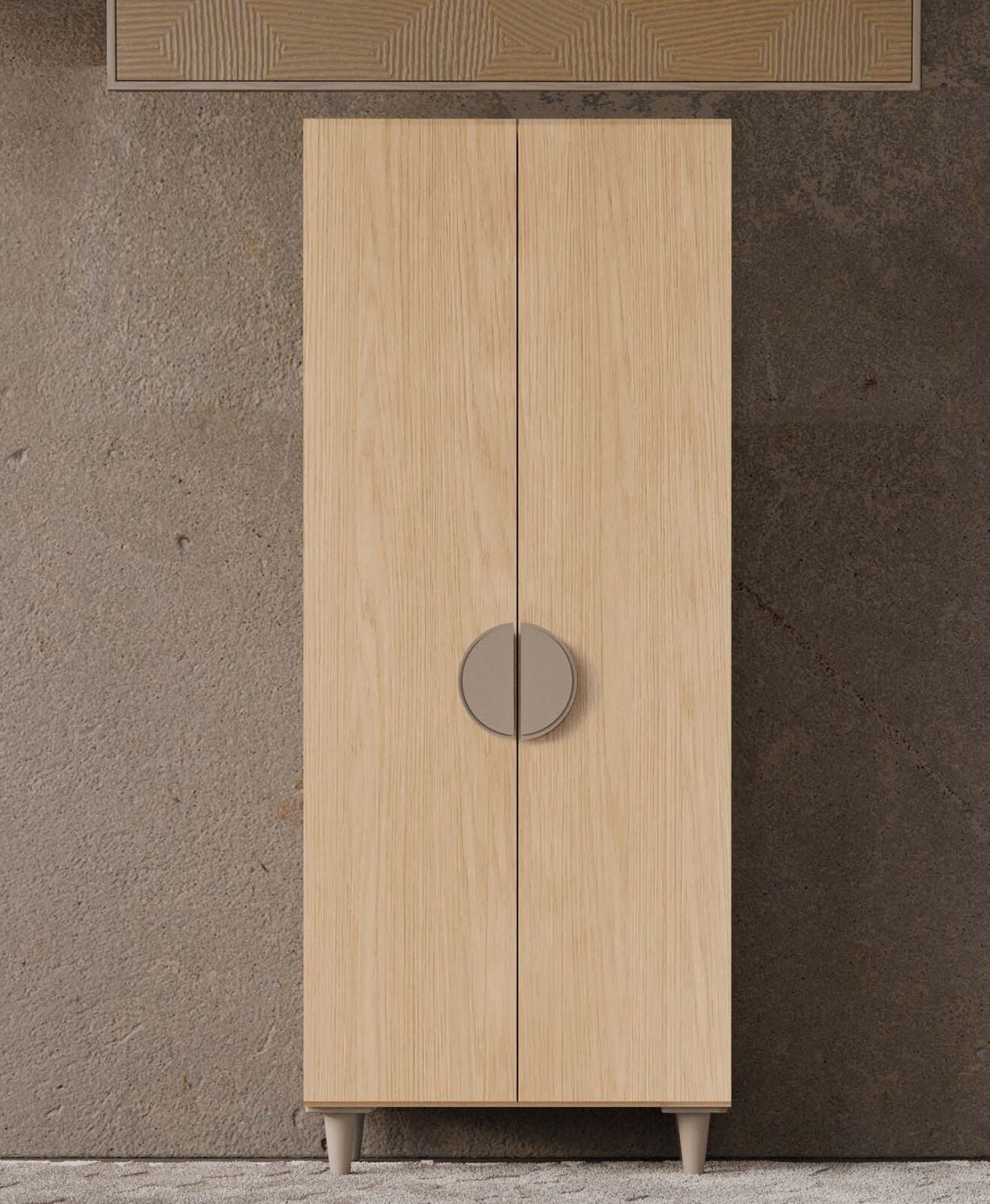 Ladin 2 Kapaklı Gardırop / Çok Amaçlı Dolap / Komple MDF