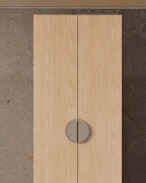 Ladin 2 Kapaklı Gardırop / Çok Amaçlı Dolap / Komple MDF