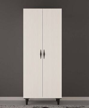 Lale 2 Kapaklı Gardırop / Çok Amaçlı Dolap / Komple MDF
