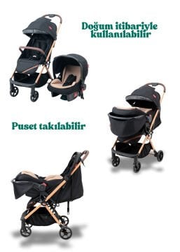 Joell Cabin Travel Bebek Arabası/Beşik/Puset/Çanta/Uyku Seti