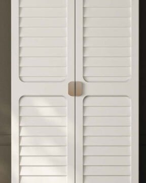 Lavanta 2 Kapaklı Gardırop / Çok Amaçlı Dolap / Komple MDF