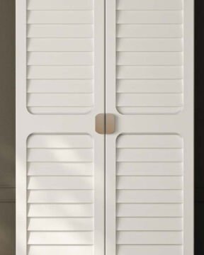 Lavanta 2 Kapaklı Gardırop / Çok Amaçlı Dolap / Komple MDF