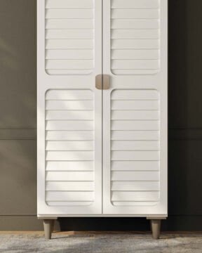 Lavanta 2 Kapaklı Gardırop / Çok Amaçlı Dolap / Komple MDF