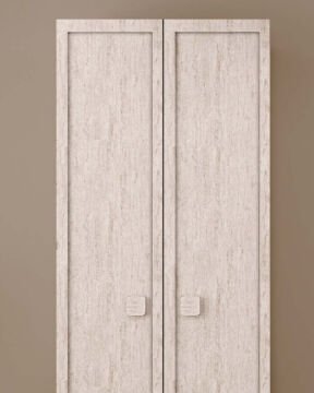 Nilüfer 2 Kapaklı Gardırop / Çok Amaçlı Dolap / Komple MDF