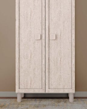 Nilüfer 2 Kapaklı Gardırop / Çok Amaçlı Dolap / Komple MDF