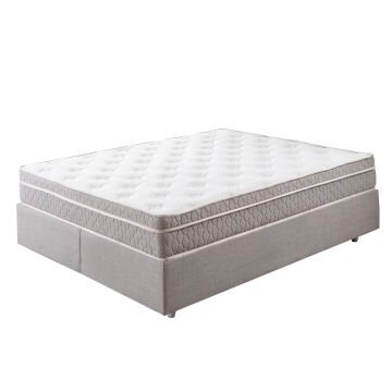 Wunder Baza Başlık Yatak Seti 180x200 - krem