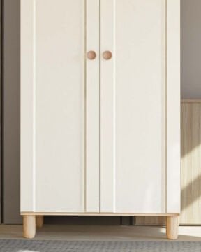 Papatya 2 Kapaklı Gardırop / Çok Amaçlı Dolap / Komple MDF