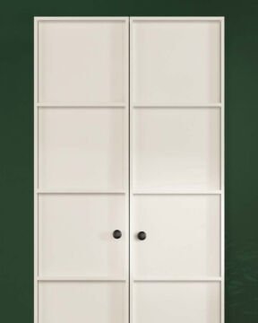 Zambak 2 Kapaklı Gardırop / Çok Amaçlı Dolap / Komple MDF