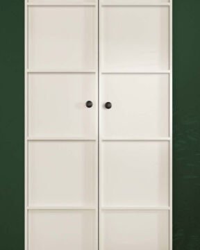 Zambak 2 Kapaklı Gardırop / Çok Amaçlı Dolap / Komple MDF