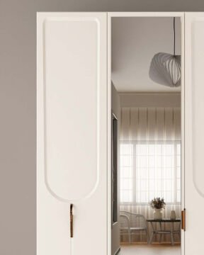 Açelya 3 Kapaklı Gardrop / Dolap / Komple MDF