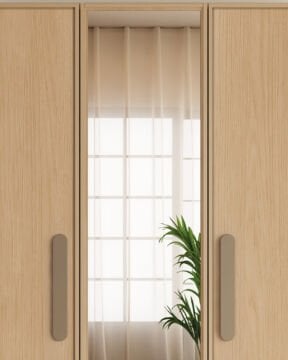 Karanfil 3 Kapaklı Gardrop / Dolap / Komple MDF