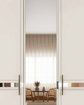 Kardelen 3 Kapaklı Gardrop / Dolap / Komple MDF