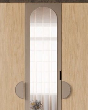 Ladin 3 Kapaklı Gardrop / Dolap / Komple MDF