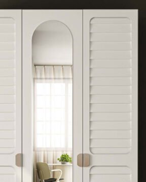 Lavanta 3 Kapaklı Gardrop / Dolap / Komple MDF