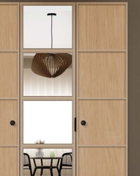 Meşe 3 Kapaklı Gardrop / Dolap / Komple MDF