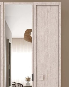 Nilüfer 3 Kapaklı Gardrop / Dolap / Komple MDF