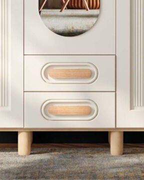 Orkide 3 Kapaklı Gardrop / Dolap / Komple MDF