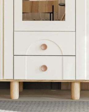 Papatya 3 Kapaklı Gardrop / Dolap / Komple MDF