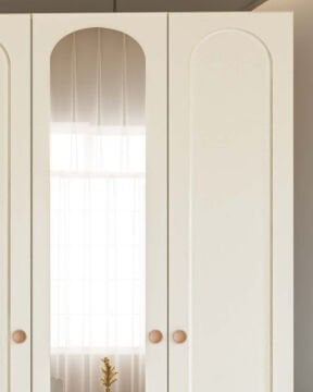 Papatya 3 Kapaklı Gardrop / Dolap / Komple MDF