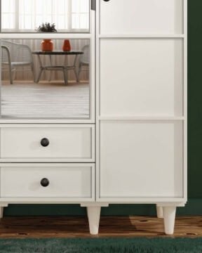 Zambak 3 Kapaklı Gardrop / Dolap / Komple MDF