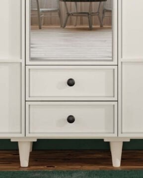 Zambak 3 Kapaklı Gardrop / Dolap / Komple MDF