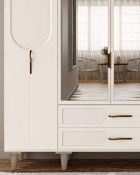 Açelya 4 Kapaklı Gardrop / Dolap / Komple MDF
