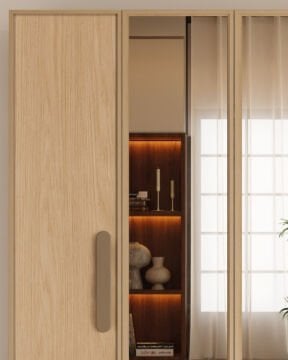 Karanfil 4 Kapaklı Gardrop / Dolap / Komple MDF